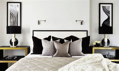Modern Black White Bedroom