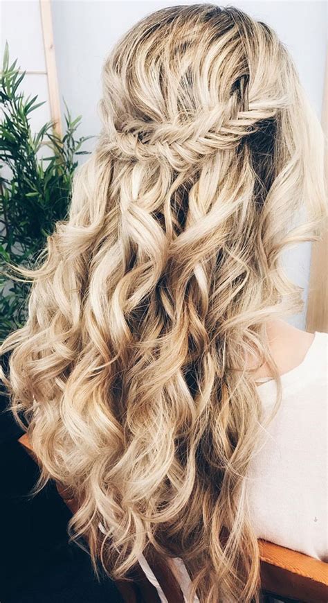 45 Beautiful Half Up Half Down Hairstyles For Any Length Boho Blonde