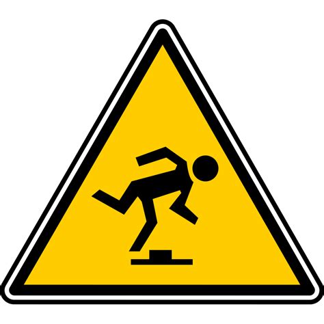 Warning Tripping Hazard Png Svg Clip Art For Web Download Clip Art