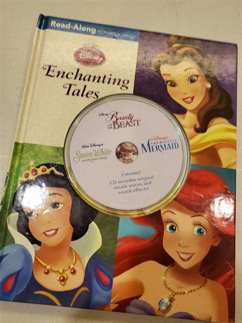 Disney Princess Story Book With Cd Books And Stationery Childrens
