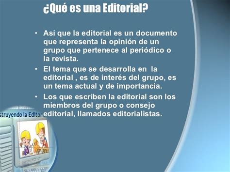 Qué Es Una Editorialpptx