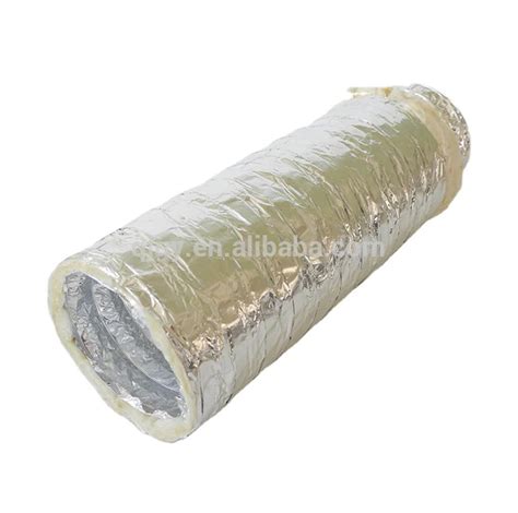 8 Inch Ac Duct Insulation Fiberglass Insulated Flexible Ducting For Air