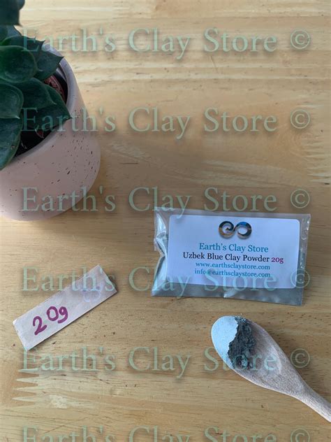 Uzbek Blue Clay Powder Earths Clay Store