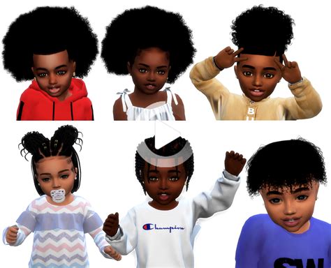 Toddler Hairs Toddler Hair Sims 4 Sims 4 Curly Hair Sims Hair