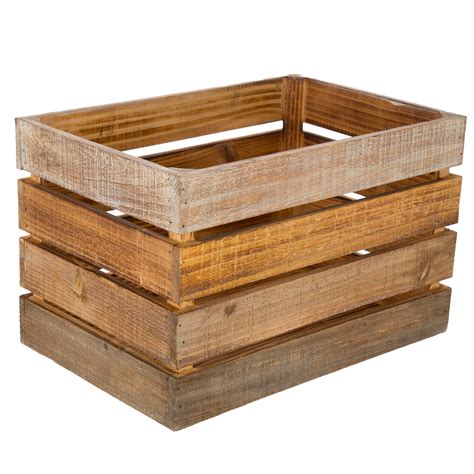 Rustic And Vintage Pine Wood Crate Box Storage Opbergsystemen Ba7812478