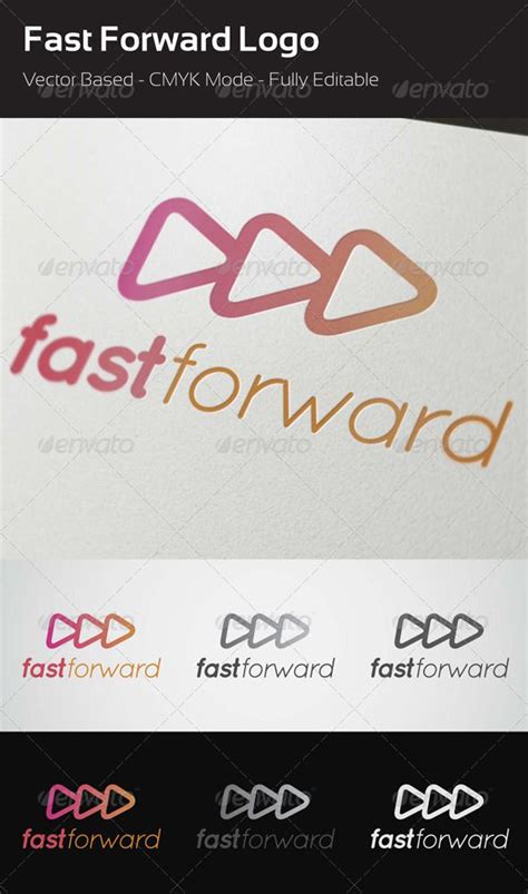 Fast Forward Logo Logo Templates Logo Design Template Logo Design