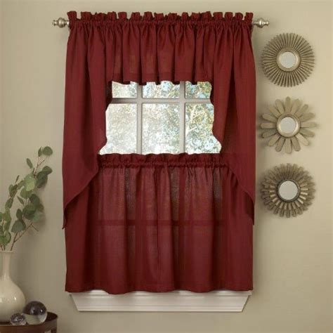 This item town and country wine curtain panels. Burgundy Swag Curtains: Amazon.com