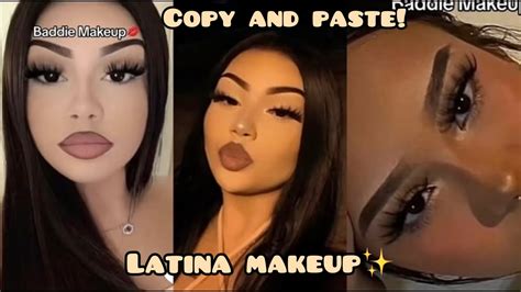 Copy And Paste Latina Baddie Makeup Compilation Pt9 Copyandpaste Latinamakeup Makeup