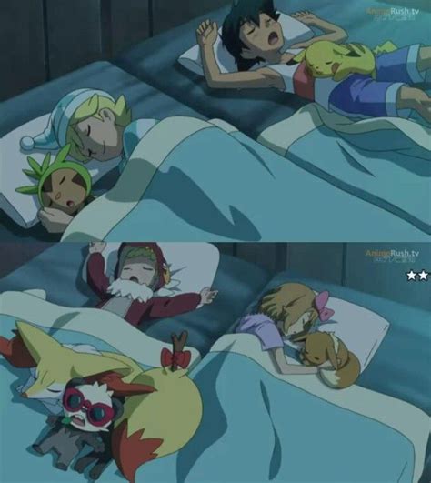 Ash Ketchum And Pikachu With Their Kalos Friends ♡ I Give Good Credit To Old Pokemon