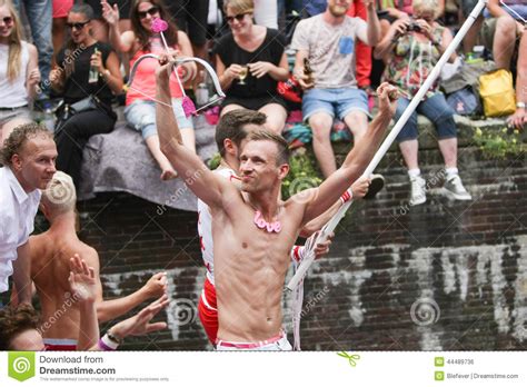 gay pride canal parade amsterdam 2014 editorial photo image of august nnthe 44489736