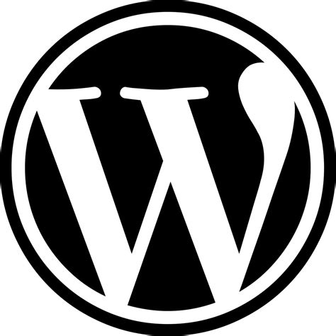 Wordpress Logo Icon Png Transparent Background Free Download 49510
