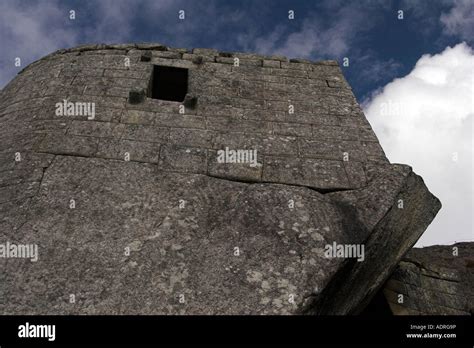 Machu Picchu Torreon Temple Of The Sun Ancient Inca Sacred