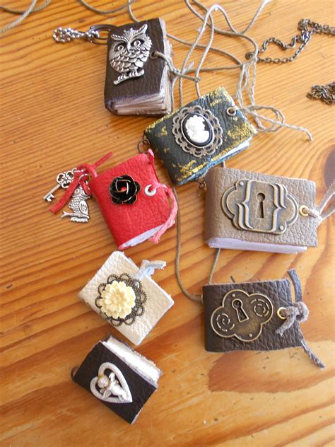 Create a customized key chain, with your own personal touch and gift it to your beloved. little mini books....use as necklace or keychain...useable ...