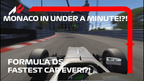Monaco In Under A Minute Fastest Car Ever For Assetto Corsa