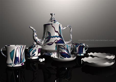 Tea Set By Chamoth143 On Deviantart Tea Set Tea Tea Pots