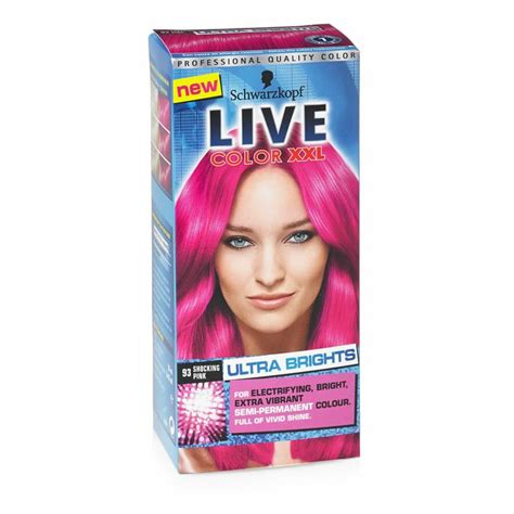 112m consumers helped this year. Schwarzkopf LIVE Ultra Brights or Pastel Shocking Pink 093 ...