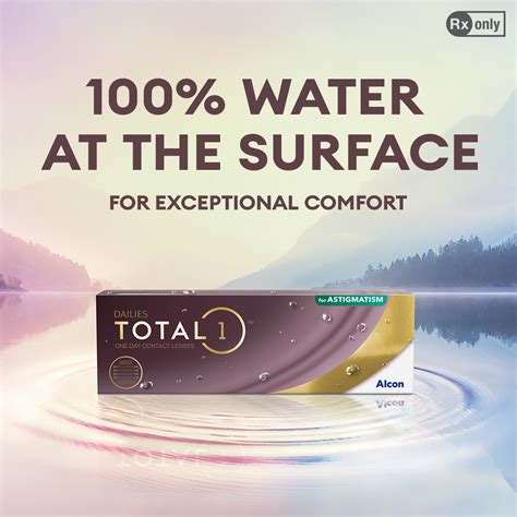 Alcon Dailies Total Toric Astigmatism Daily Disposable Clear Contact