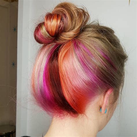 Youre Really Lovely Underneath It All 💖 Hidden Hair Color Rainbow