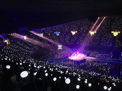 Bts Concert Experience With Bright Lights