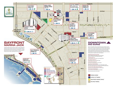 Downtown Map City Of Sarasota