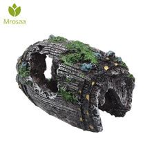 Купить Аквариумный декор, искусственный бочонок, смола, пещера, пещера ...