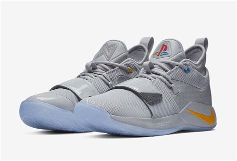 Playstation Nike Pg 25 Grey White Release Date Sneaker Bar Detroit