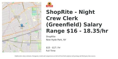 Shoprite Night Crew Clerk