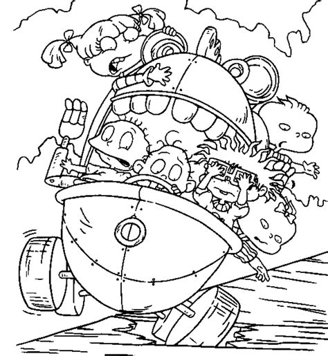 Among us spaceship and astronaut coloring page. 90s Cartoons Coloring Pages - Coloring Home