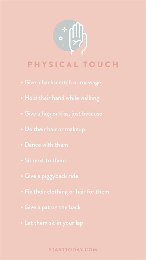 Love Language Physical Touch Ideas Love Language Physical Touch Physical Touch Love Languages