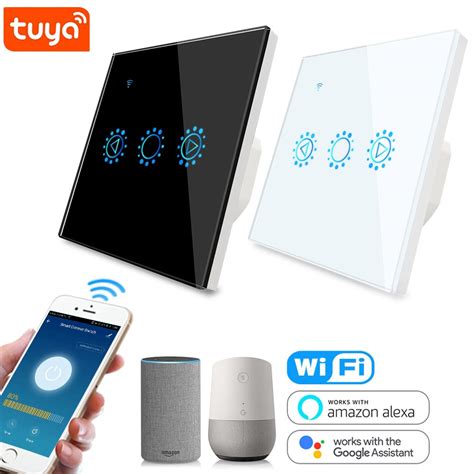 Tuya Smart Life Led Dimmer Switch Wifi Smart Light Touch Switch Dimming