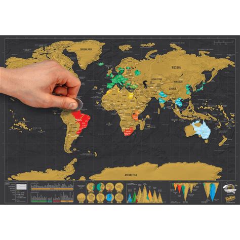 Scratch Map Deluxe Travel Edition Iwoot