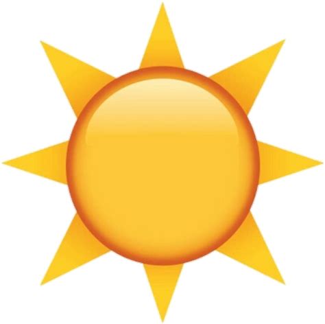 Sun Emoji Clipart Free Download Transparent Png Creaz