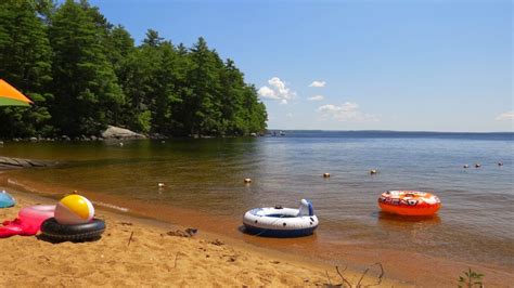 The boat launch on lake sebago remains open. Maine's Sebago Lake State Park - Lakeside Camping at its ...