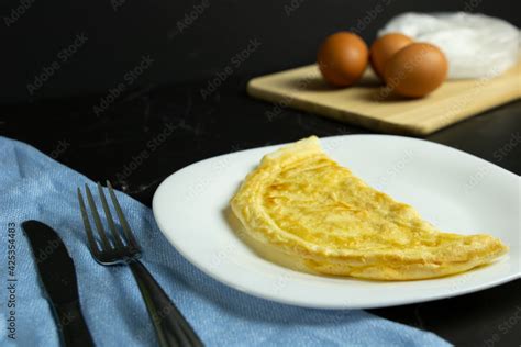 Crepioca Brazilian Pancake Made With Cassava Tapioca Floor And Eggs