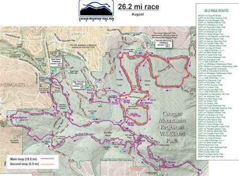 262 Mile Race Course Map