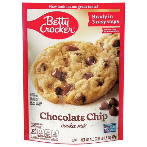 Betty Crocker Chocolate Chip Cookie Mix - Shop Baking Mixes at H-E-B