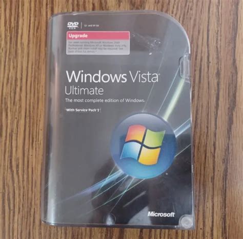 Microsoft Windows Vista Ultimate Upgrade 32 And 64 Bit With Product Key