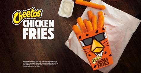 Burger King Adds Cheetos Chicken Fries To Menu