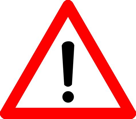 Dangerous Area Sign Warning Sign Other Danger Red Triangle Sign With
