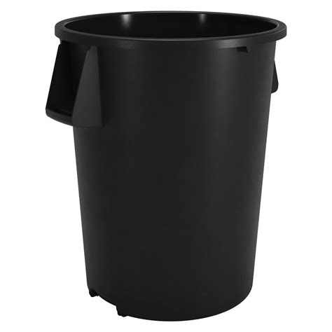 Carlisle 84105503 55 Gallon Commercial Trash Can Plastic Round Foot