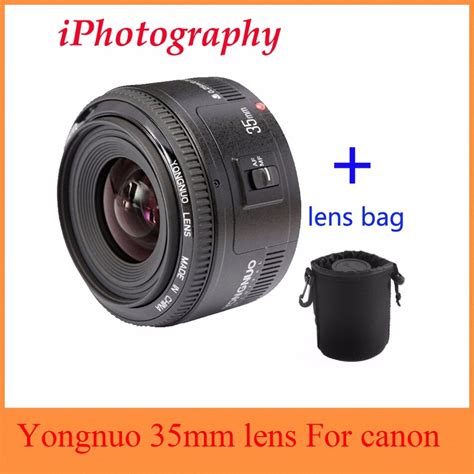 Yongnuo 35mm Lens Yn35mm F2 Lens For Canon Wide Angle Large Aperture