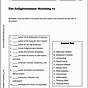 The Enlightenment Worksheets Answer Key