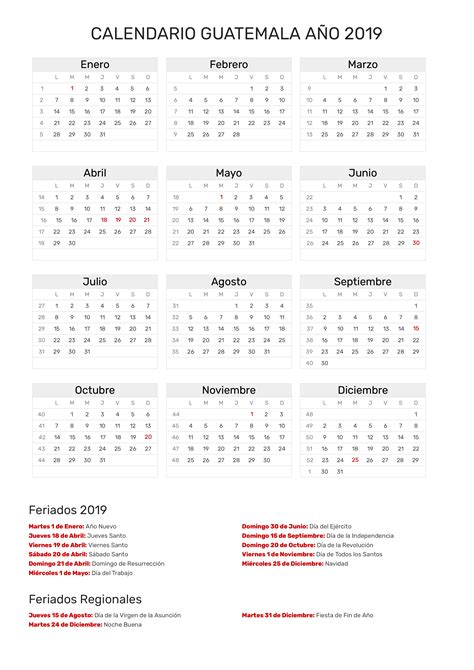 calendario dias habiles