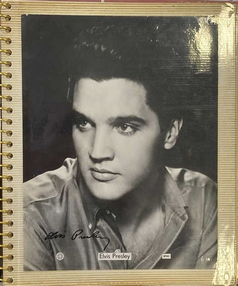 Lot 403 Elvis Presley Secretarial Autograph And