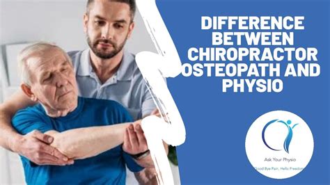 Difference Between Chiropractor Osteopath And Physiotherapist हिन्दी