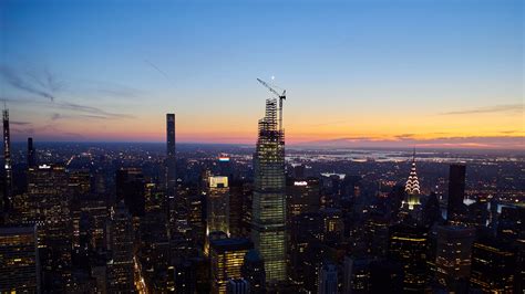 Download Wallpaper 3840x2160 Night City Buildings Architecture Tower