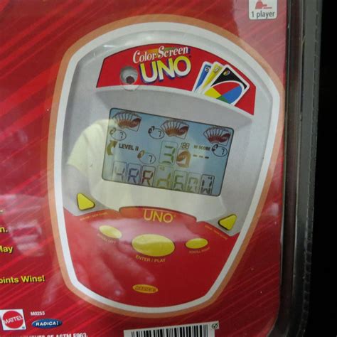 Radica Color Screen Classic Uno Electronic Game New Sealed 2007 Mattel