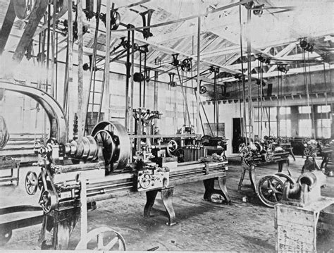 The important legislation which regulates matters relating to the operation of factory, the installation of. Photo...Stanford University Machine Shop...1904...