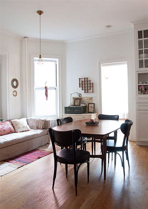 They love shopping by decorating ideas for dining room walls magazines. Farah's living/dining room in Brooklyn on Design Sponge. Like the simple white walls and ...