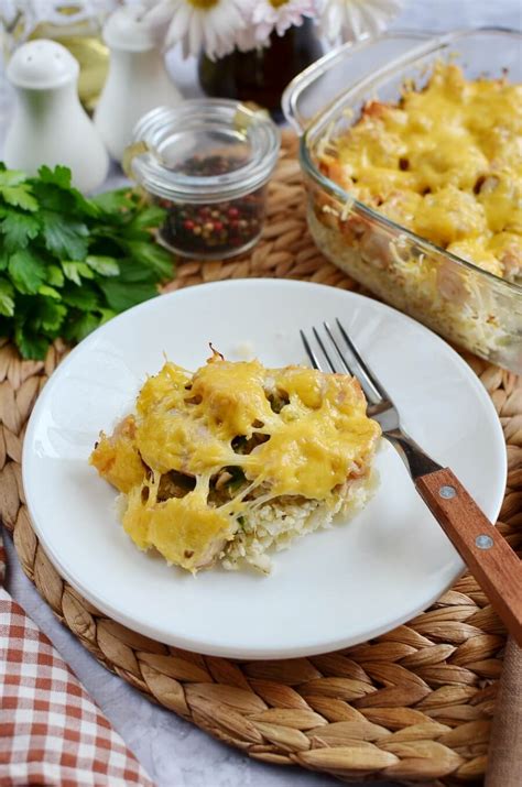 Low cholesterol main dish with mean recipes. Low Carb Chicken and Cauliflower Casserole Recipe - Cook ...